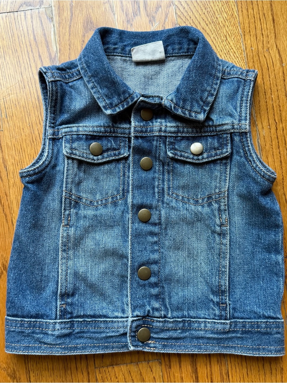 Crazy 8 Toddler Denim Vest Jacket 18-24 Months